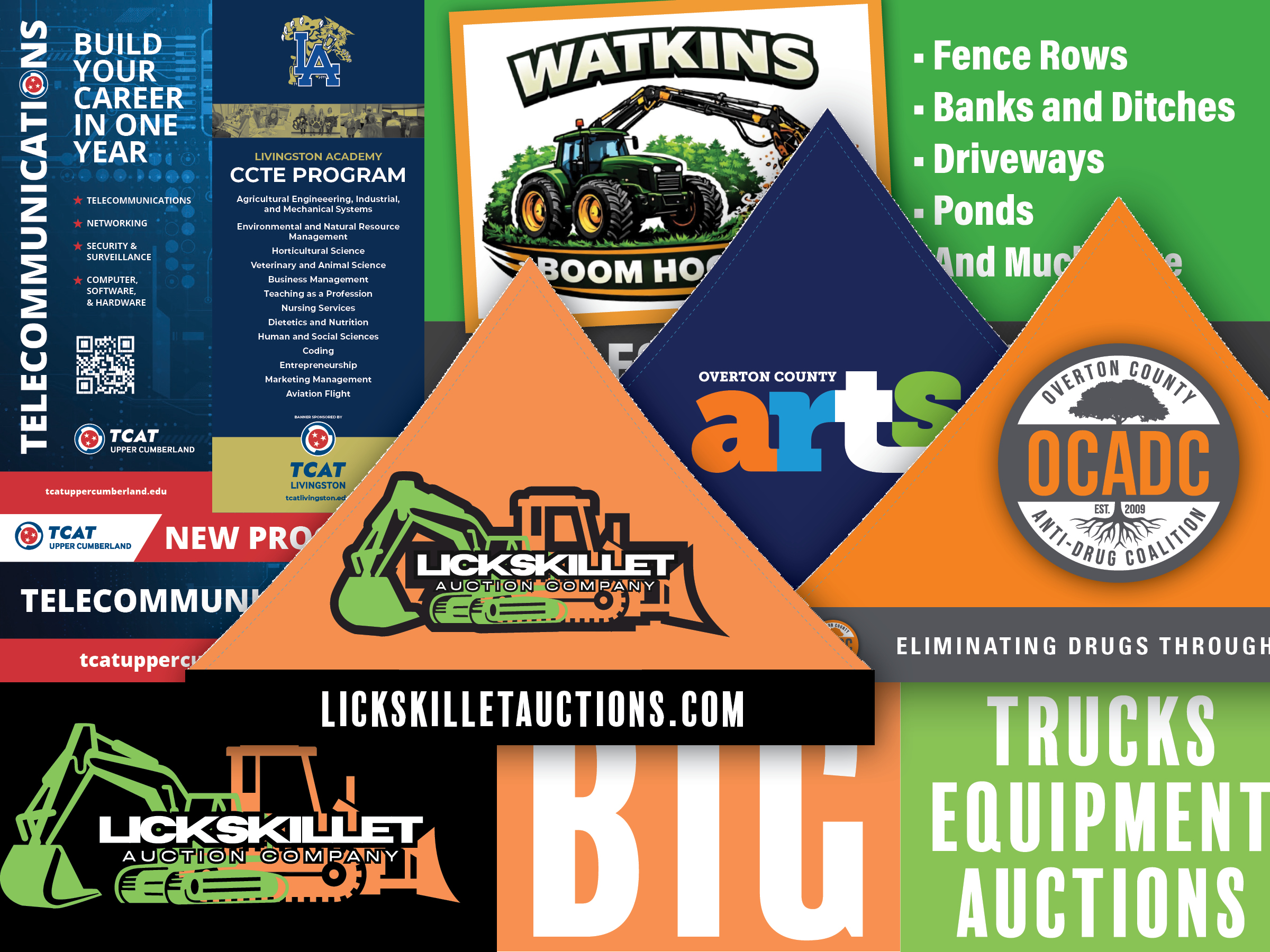 Signs, banners and displays by Oliver Printing Company