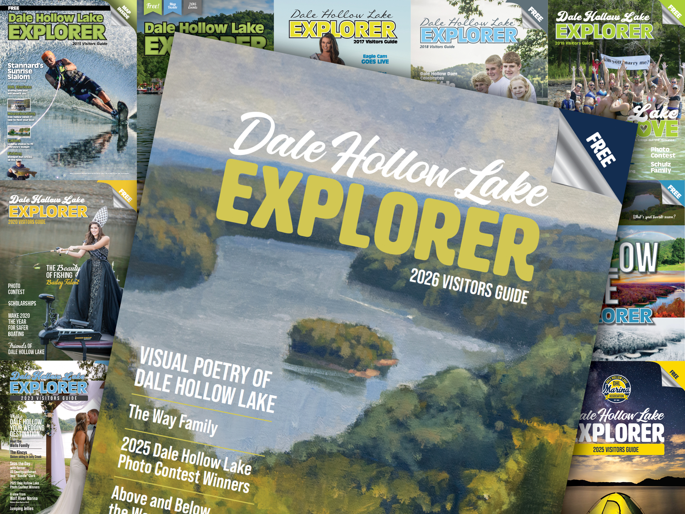 Dale Hollow Lake Explorer — designed and printed by Oliver Printing Company